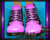[B]pink & plaid shoes