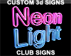 3D NEON SIGNS-CUSTOM