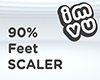 90% Feet Scaler