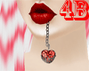 [4B] Heart Lip Chain