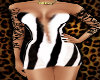 L | Zebra Print Dress
