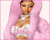 ICY PINK FUR HOOD UP ADD