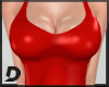 [D] Red Basic Swimsuit
