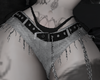white chained.