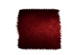 Faux Red Fur carpet