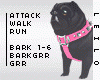 1DR3*Pug Pink DOG