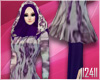 24: Purple Floral Hijab