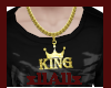 [A] Gld King Necklace