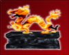 RH Fire dragon statue