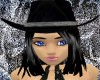 Midnight Cowgirl Hat BK2