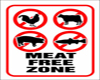 meat free zone!