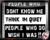 People Wish .. Quiet
