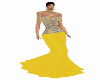 J*Yellow Designer Dress