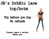 JB's Dkblu lace t&b