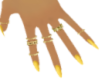 LWR}Yellow Nails /Rings