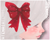 ❄ Shiny Bows Red