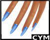 Cym Blue Nails