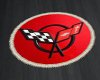 Corvette Emblem Rug
