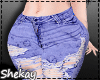 Sk! Ripped Jeans Blk M