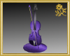 Purple Violin Statue