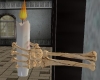 Skeleton candelabra