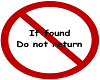 Do not return
