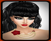 !   RED ROSE NECKLACE