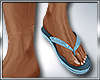 B* Leo Blue Flip Flops
