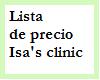 Isa's lista clinica
