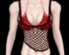 Red fishnet top/SP