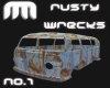 Rusty Combie Van