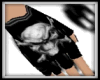 Emo Skull Gloves Black