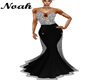 Black&glitter gown