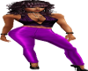 (AL)Tight Purple Pants
