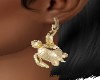 Ant. Turtle Earrings