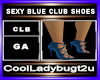 SEXY BLUE CLUB SHOES