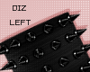 !!D Ankle Spike Black L