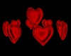 Red Floating Hearts