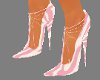 Pink N White Heels