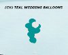 (CH) TEAL BALLOONS