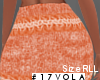 Knit 90s Skirt - Orange