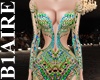 B1l Green Peaflow Gown