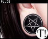 T! Pentagram Plugs