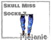 Skull Miss Socks 7