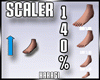 Foot Scaler Resizer 140%