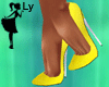 !LY Yellow Pumps