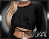 [BGD]Satin Top-Black