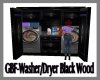 GBF~Black Washer/Dryer
