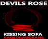 DEVILS ROSE KISSING SOFA