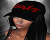 Red "Dirty" Hat/Hair